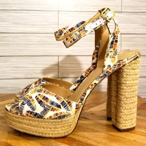 Gibson‎ Latimer Luciana Multicolor Espadrille Platform Heels